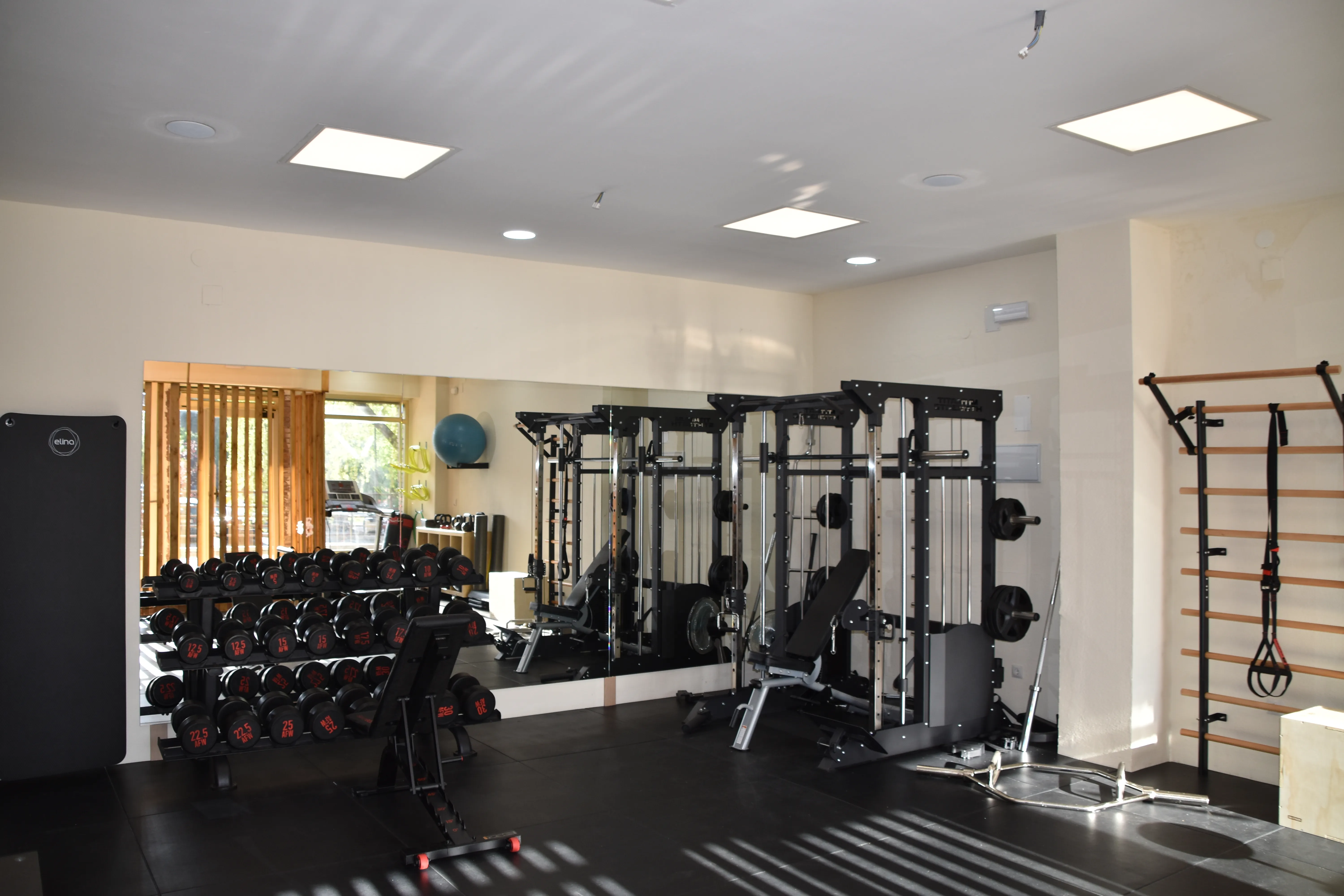 Interior del centro de entrenamiento